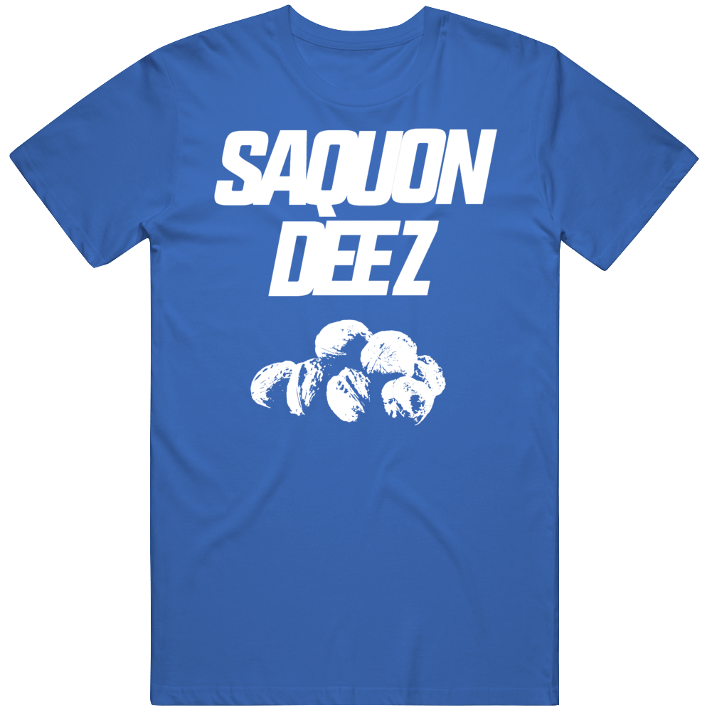 SAQUONDEEZ Unisex Short Sleeve Tee Funny New York Giants 