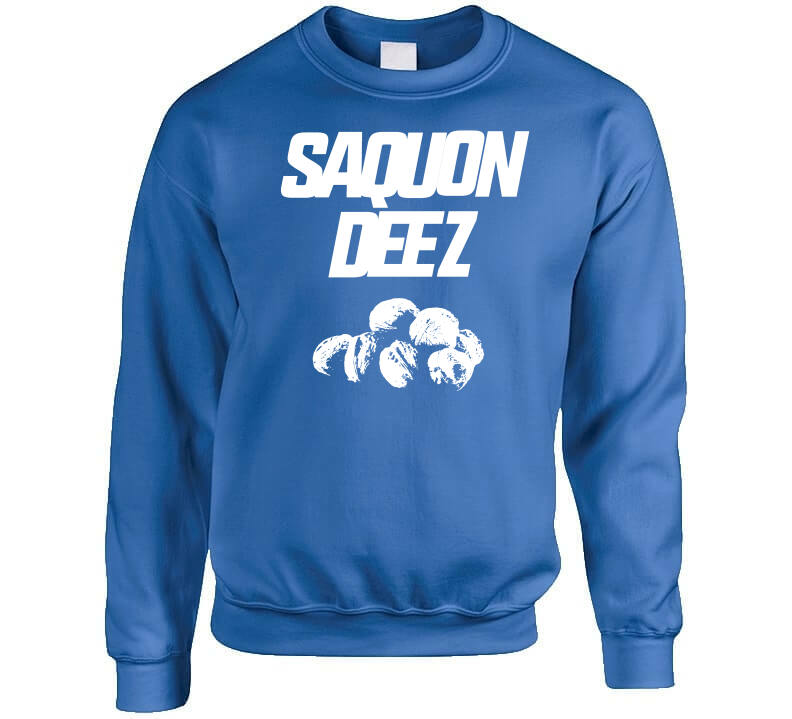 SAQUONDEEZ Unisex Short Sleeve Tee Funny New York Giants 