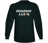 Aaron Rodgers Broadway Aaron New York Football Fan T Shirt