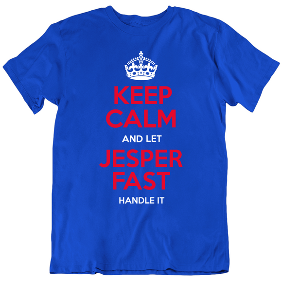 Jesper Fast Keep Calm New York Hockey Fan T Shirt
