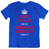 Brendan Lemieux Keep Calm New York Hockey Fan T Shirt