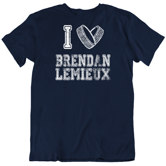 Brendan Lemieux I Heart New York Hockey Fan T Shirt
