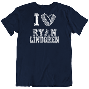 Ryan Lindgren I Heart New York Hockey Fan T Shirt