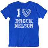 Brock Nelson I Heart New York Hockey Fan T Shirt