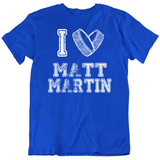 Matt Martin I Heart New York Hockey Fan T Shirt