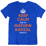 Mathew Barzal Keep Calm Ny Hockey Fan T Shirt