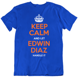 Edwin Diaz Keep Calm New York Baseball Fan T Shirt