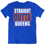 Straight Outta Queens New York Baseball Fan T Shirt