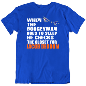Jacob deGrom Boogeyman New York Baseball Fan T Shirt