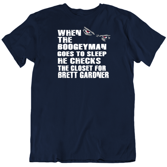 Brett Gardner Boogeyman Ny Baseball Fan T Shirt