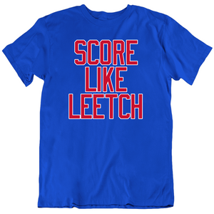 Brian Leetch Score Like Leetch New York Hockey Fan T Shirt