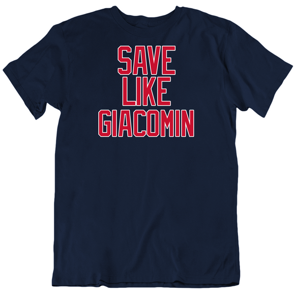 Ed Giacomin Save Like Giacomin New York Hockey Fan V2 T Shirt
