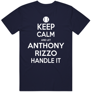 Anthony Rizzo Keep Calm New York Baseball Fan T Shirt