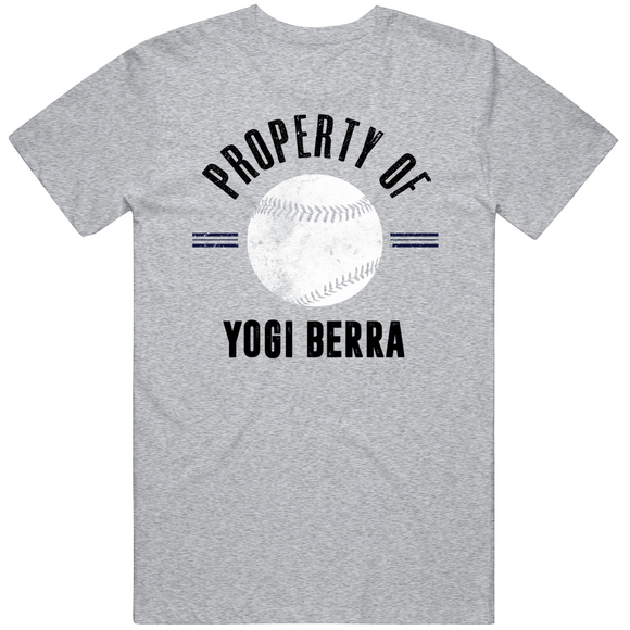 Yogi Berra Property Of New York Baseball Fan T Shirt