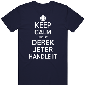 Derek Jeter Keep Calm New York Baseball Fan T Shirt