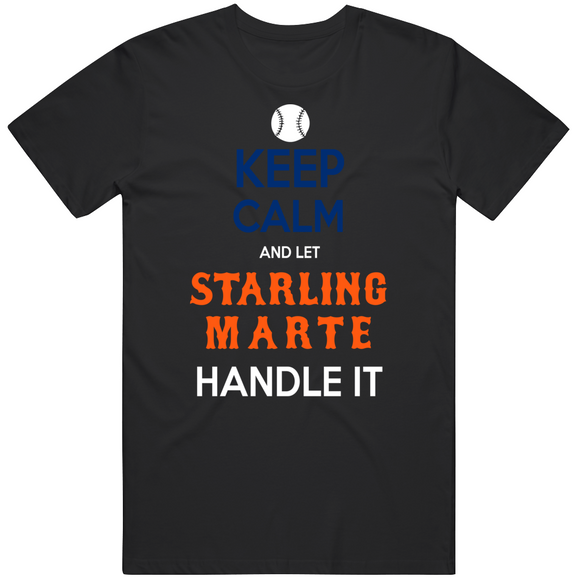 Starling Marte Keep Calm New York Baseball Fan V2 T Shirt