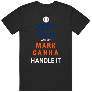 Mark Canha Keep Calm New York Baseball Fan V2 T Shirt