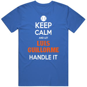 Luis Guillorme Keep Calm New York Baseball Fan T Shirt