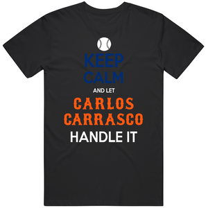 Carlos Carrasco Keep Calm New York Baseball Fan V2 T Shirt