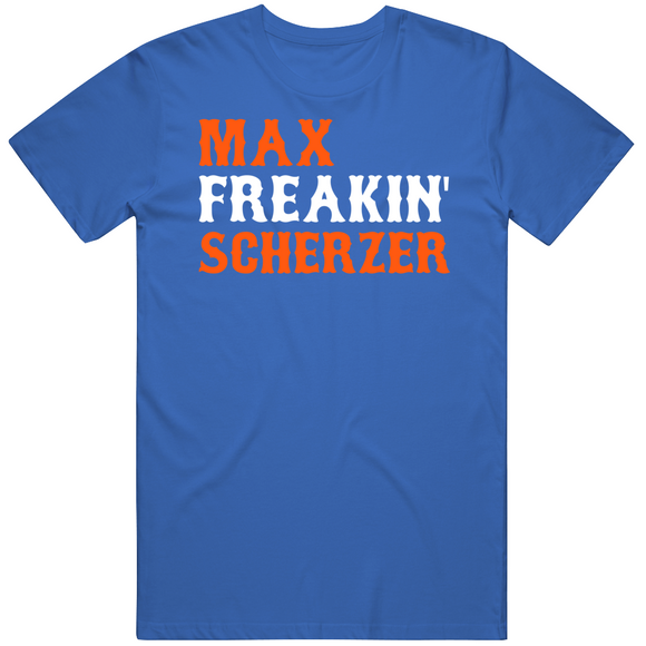 Max Scherzer Freakin New York Baseball Fan T Shirt