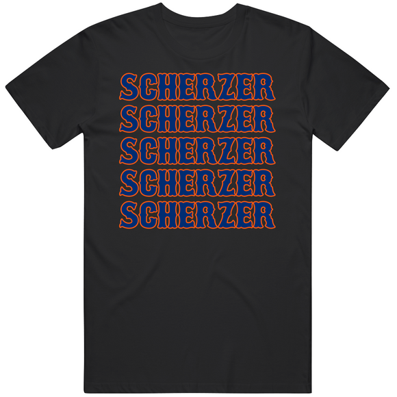 Max Scherzer X5 New York Baseball Fan V3 T Shirt