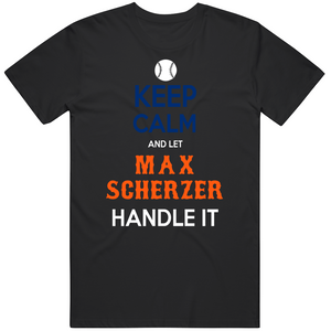 Max Scherzer Keep Calm New York Baseball Fan V2 T Shirt