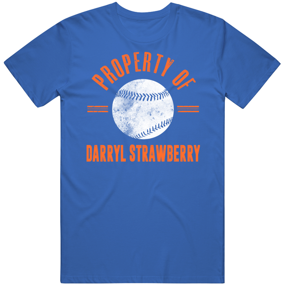 Darryl Strawberry Property Of New York Baseball Fan T Shirt