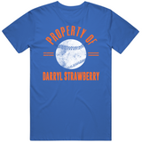 Darryl Strawberry Property Of New York Baseball Fan T Shirt