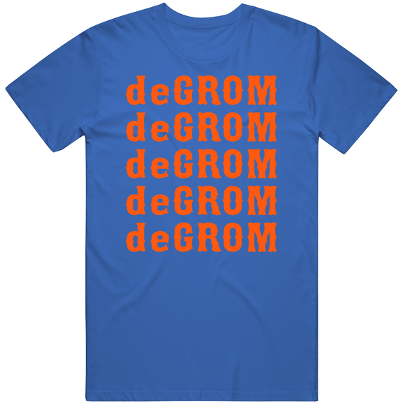 Jacob deGrom X5 New York Baseball Fan T Shirt