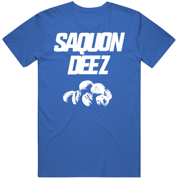 Saquon Barkley Funny Saquon Deez Nuts New York Football Fan T Shirt