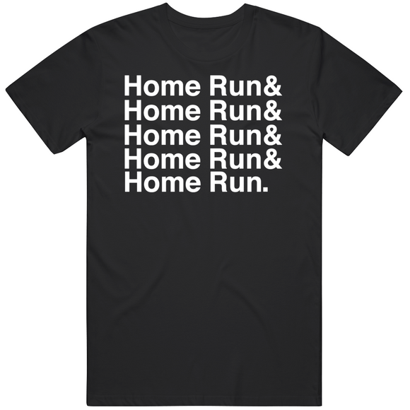 New York Baseball Fan Home Run and Homerun Names Parody T Shirt