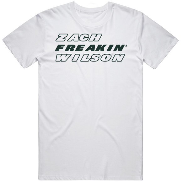 Zach Wilson Freakin New York Football Fan V2 T Shirt