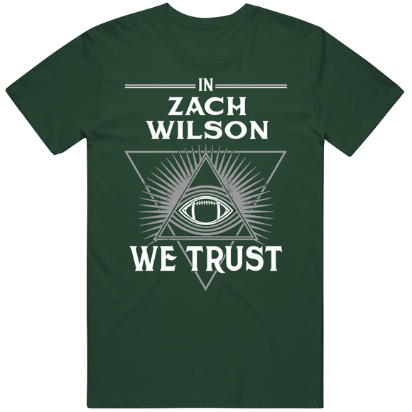 Zach Wilson We Trust New York Football Fan T Shirt