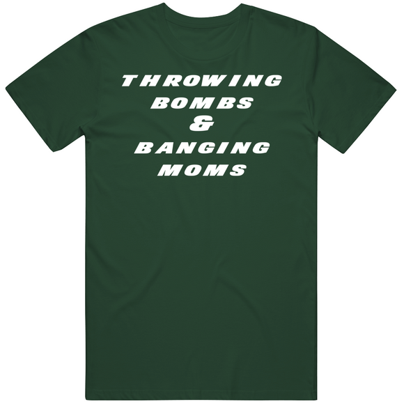 Zach Wilson Throwing Bombs And Banging Moms New York Football Fan V2 T Shirt