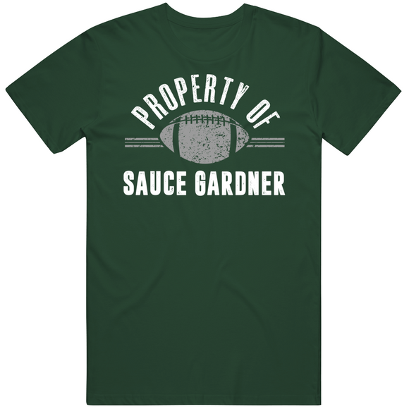Sauce Gardner Property Of New York Football Fan T Shirt