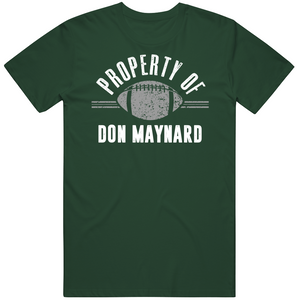 Don Maynard Property Of New York Football Fan T Shirt