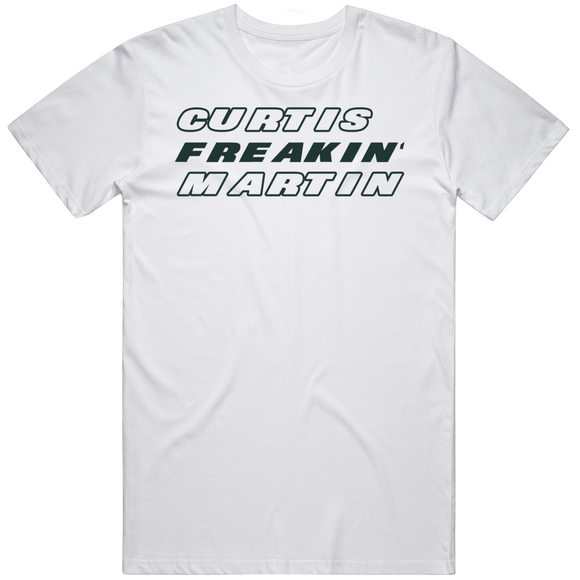 Curtis Martin Freakin New York Football Fan V2 T Shirt