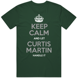 Curtis Martin Keep Calm New York Football Fan T Shirt