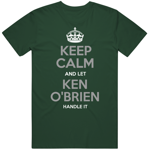 Ken O'Brien Keep Calm New York Football Fan T Shirt