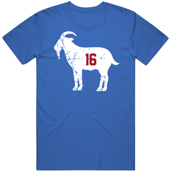 Frank Gifford Goat 16 New York Football Fan Distressed T Shirt