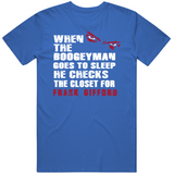 Frank Gifford Boogeyman New York Football Fan T Shirt