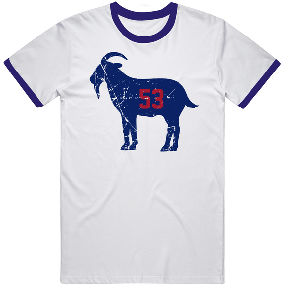 Harry Carson Goat 53 New York Football Fan Distressed V3 T Shirt