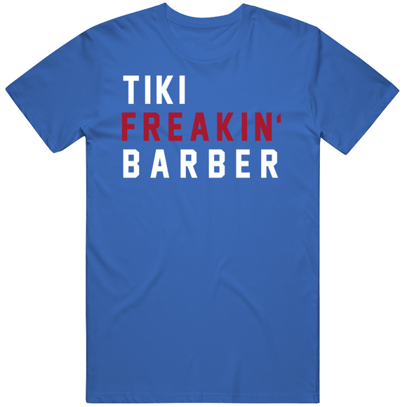 Tiki Barber Freakin New York Football Fan T Shirt