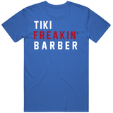 Tiki Barber Freakin New York Football Fan T Shirt