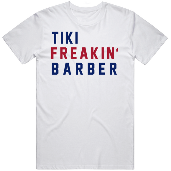 Tiki Barber Freakin New York Football Fan V2 T Shirt