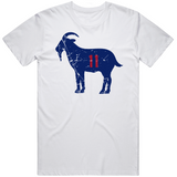 Phil Simms Goat 11 New York Football Fan Distressed V2 T Shirt