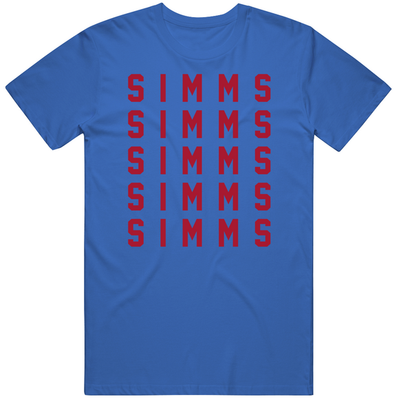 Phil Simms X5 New York Football Fan T Shirt