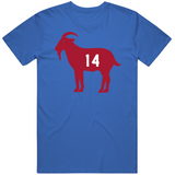 Y.A. Tittle Goat 14 New York Football Fan T Shirt