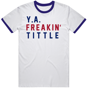 Y.A. Tittle Freakin New York Football Fan V3 T Shirt