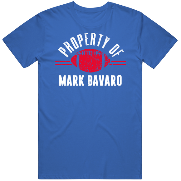 Mark Bavaro Property Of New York Football Fan T Shirt